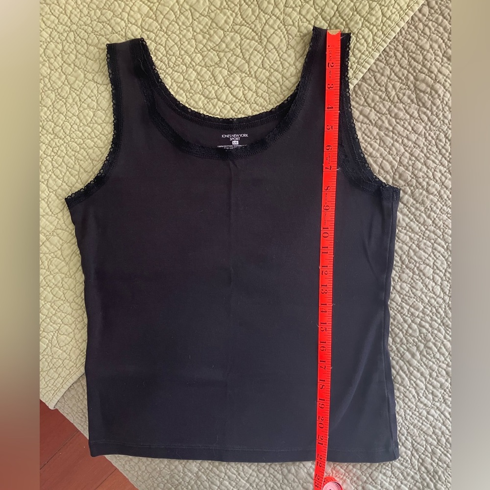 🎉 3/$15 Jones New York Sport Cotton Tank L - Picture 5 of 6